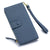 Grain Leather Long Wallet with Wristlet
