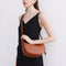 Leather Crossbody Saddle Bag
