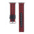 Houndstooth Apple Watch Band - Black/Red