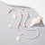 Beaded Phone Strap - Pearl & Heart