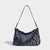 Canvas Shoulder Bag with 3 Straps - Zebra
