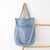 Washed Denim Shopper Bag
