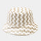 Faux Fur Bucket Hat - Checker