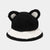Faux Shearling Bucket Hat - Panda
