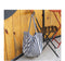 Large Striped Canvas Shoulder Bag