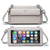 Leather Touch Screen Crossbody Phone Bag with Outside Pocket