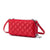 2-Pouches Leather Wallet Crossbody