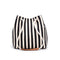 Medium Striped Canvas Tote Bag