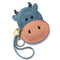 Leather Wristlet Coin Purse - Cow