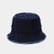 Distressed Denim Bucket Hat