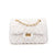 Faux Shearling Crossbody Chain Bag